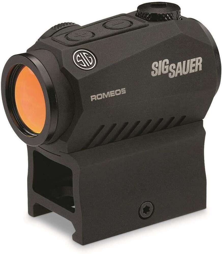 Sights Lasers Sig Sauer Ready Series ROMEO 5 COMPACT RED DOT 1X20 2 MOA .5 MOA ADJ M1913 BLACK- WHITE BX • Model: Ready Series